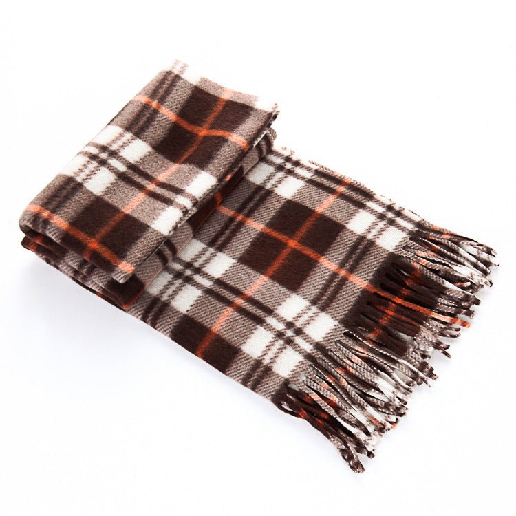 Men's And Women's Scarf available in multiple plaids - silverfoxgoods